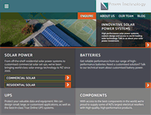 Tablet Screenshot of powertech.co.nz