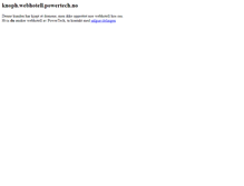 Tablet Screenshot of knoph.webhotell.powertech.no